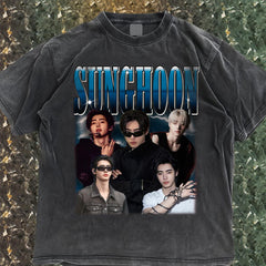 Sunghoon Poster Cotton Washed Tee