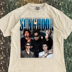 Sunghoon Poster Cotton Washed Tee