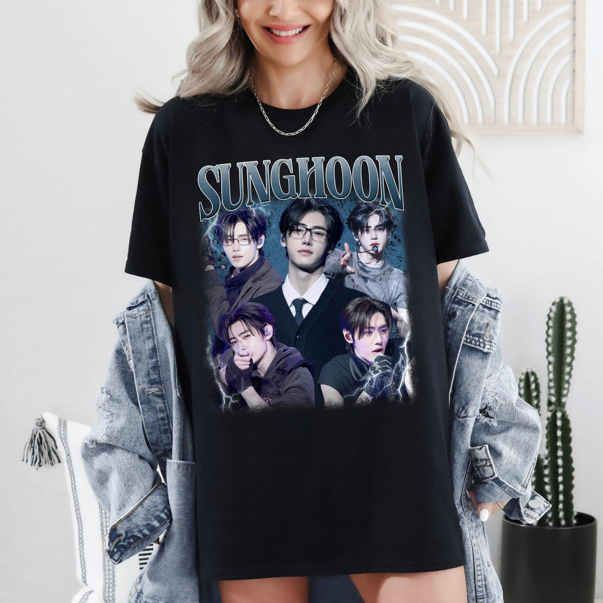 Vintage Sunghoon Graphic T-Shirt Top