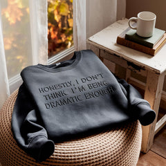Dramatic Embroidered Sweatshirt