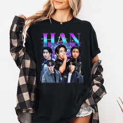Han Collage Poster Crewneck T-Shirt