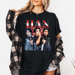 Han Collage Poster Crewneck T-Shirt