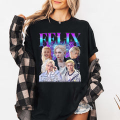 Felix Collage Poster Crewneck T-Shirt