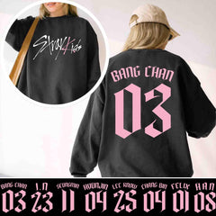 BANGCHAN HYUNJIN SEUNGMIN Crewneck Sweatshirt