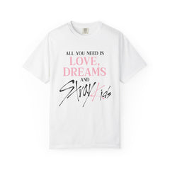 All You Need Is Love Dreams and SKZ Unisex Tee