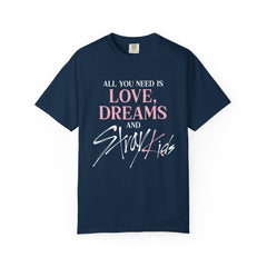 All You Need Is Love Dreams and SKZ Unisex Tee
