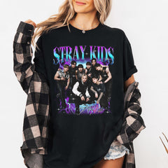SKZ Graphic Collage Poster Crewneck T-Shirt