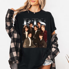 BANGTAN Collage Poster Crewneck T-Shirt