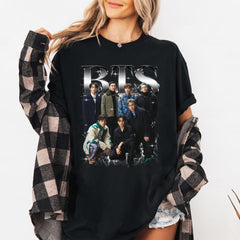 BANGTAN Group Poster Aesthetic Tee