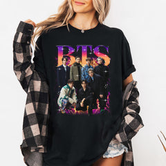 BANGTAN Group Poster Aesthetic Tee