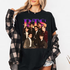 BANGTAN Collage Poster Crewneck T-Shirt