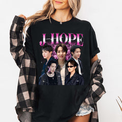 J-Hope Collage Poster Crewneck T-Shirt