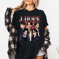 J-Hope Collage Poster Crewneck T-Shirt