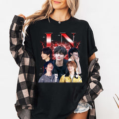 I.N Collage Poster Crewneck T-Shirt