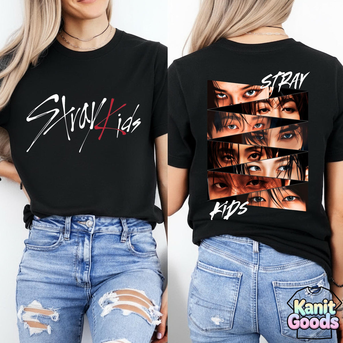 SKZ Eyes Aesthetic T-Shirt Top