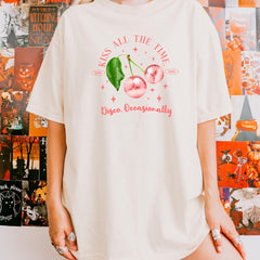 Kiss All The Time Disco Occasionally Cherry T-Shirt