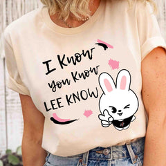 I Know You Know Lee Know Crewneck Tee