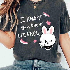 I Know You Know Lee Know Crewneck Tee