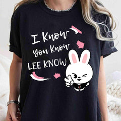I Know You Know Lee Know Crewneck Tee