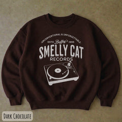 Smelly Cat Records Phoebe Crewneck Sweatshirt
