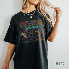 BANGTAN Songs Choreography Printed T-Shirt