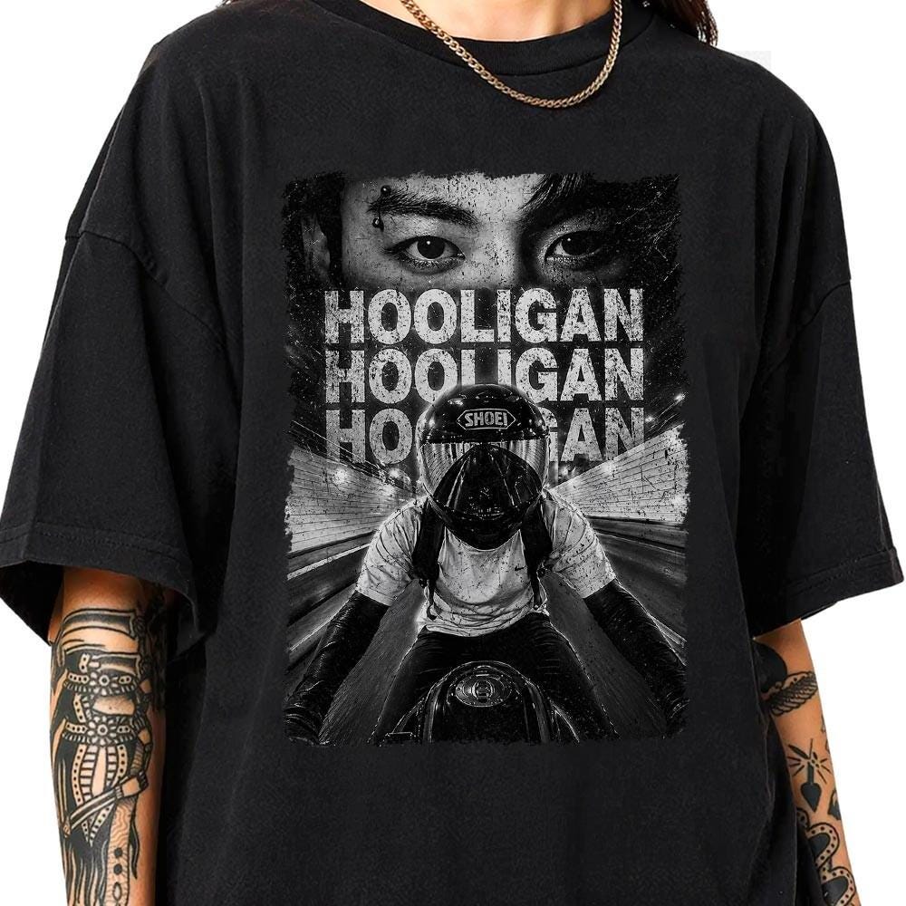 Jungkook Hooligan Inspired Graphic Tee