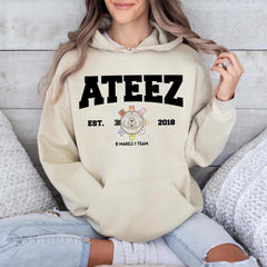 Aniteez 8 Makes 1 Team Sweatshirt Top
