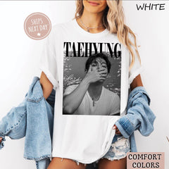 Vintage TAEHYUNG Graphic Crewneck Tee