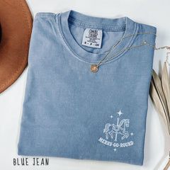 Merry Go Round Lyrics Printed T-shirt