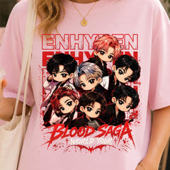 EN- Blood Saga World Tour Printed Tee