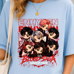 EN- Blood Saga World Tour Printed Tee