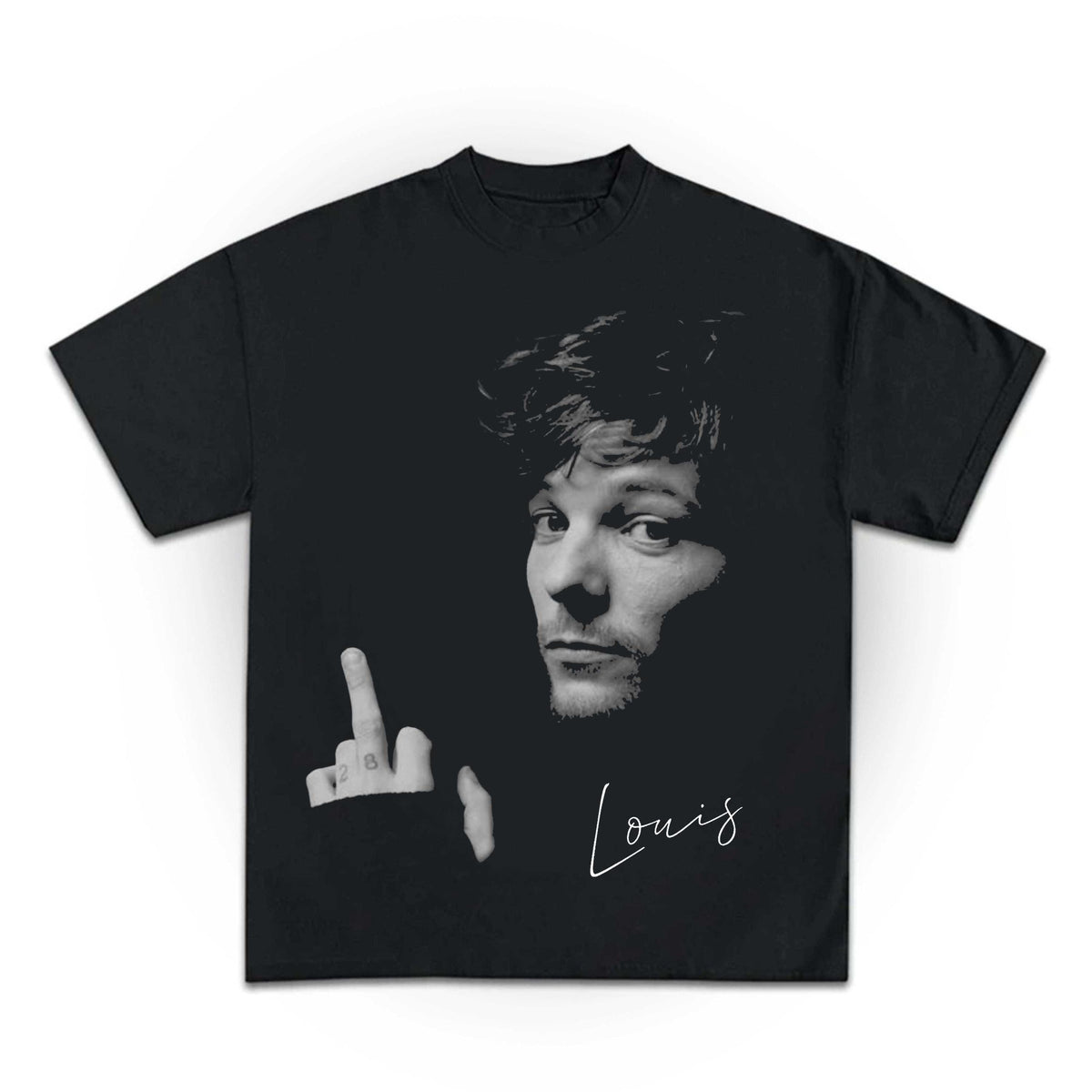 Louis Middle Finger Graphic Unisex Tee