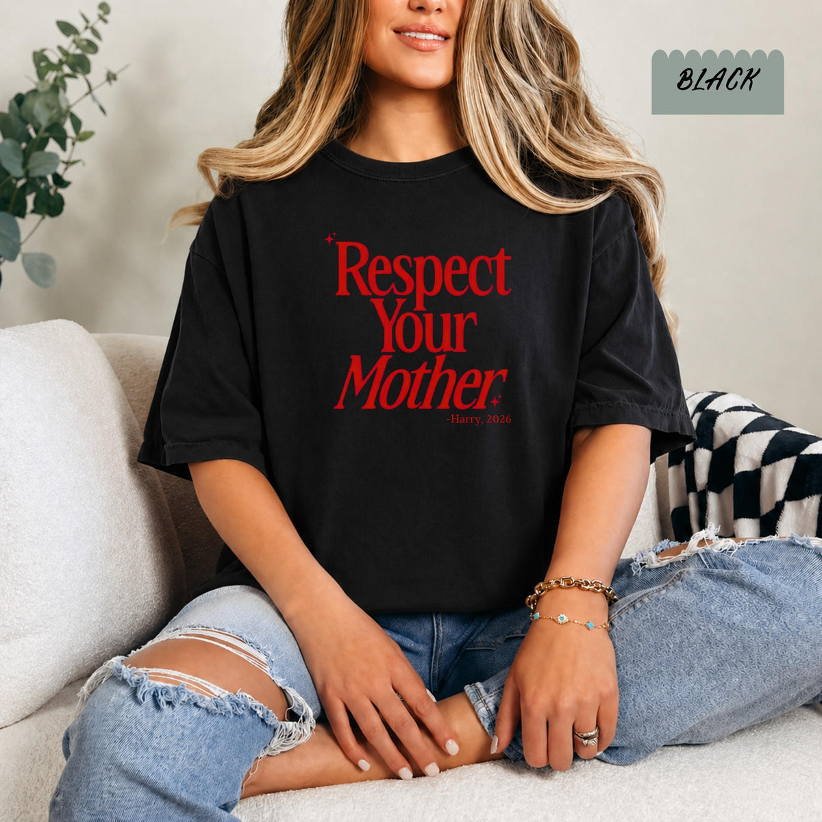 Respect Your Mother Trendy Graphic Tee