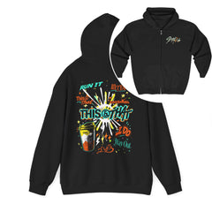 SKZ THIS & THAT Track List Zip Up Hoodie