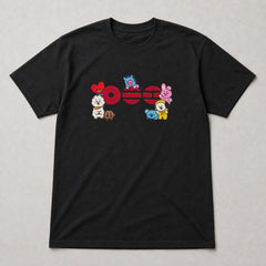 Cute BANGTAN Graphic Printed Crewneck Tee