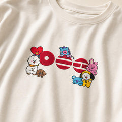 Cute BANGTAN Graphic Printed Crewneck Tee