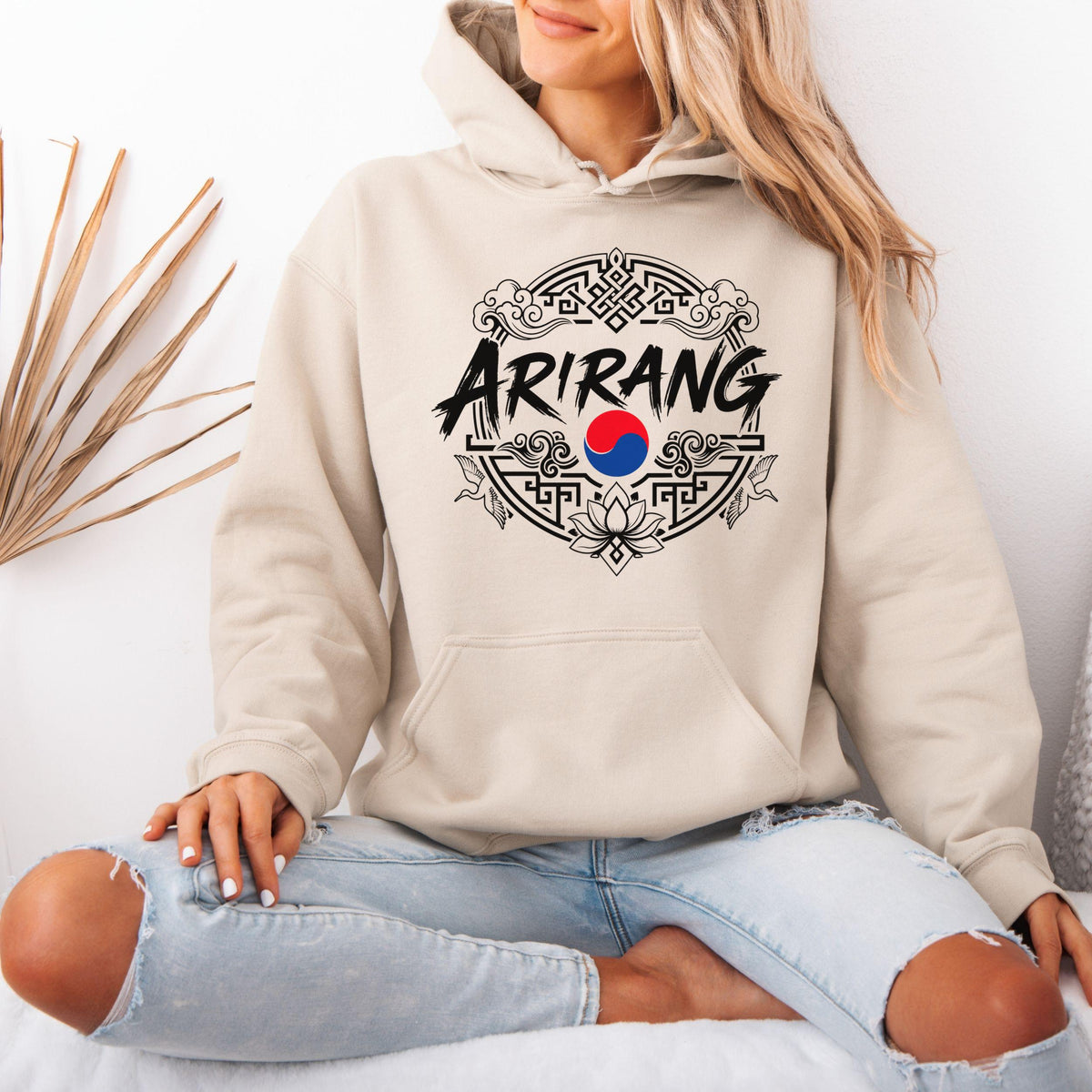 Arirang Korean Style Cozy Pullover Hoodie