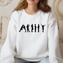 BANGTAN Inspired Graphic Sweatshirt Top