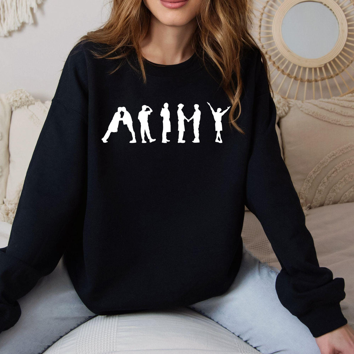 BANGTAN Inspired Graphic Sweatshirt Top
