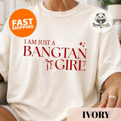 I'm Just a Bangtan Girl Kpop Tee
