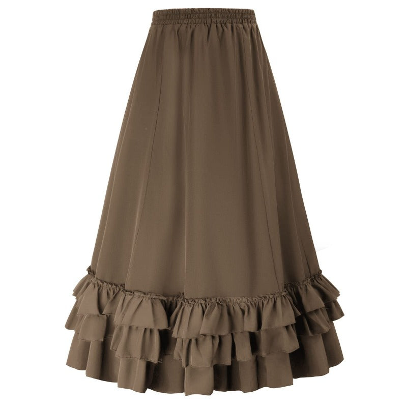 Vintage Women's Retro Gothic Renaissance Style Skirt