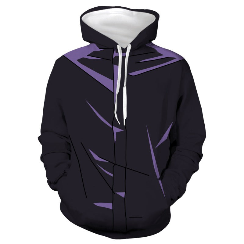 Unisex Anime Cosplay 3D Printed Sports Hoodie