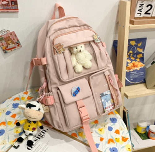 Korean Style Harajuku Students Large-capacity Backpack