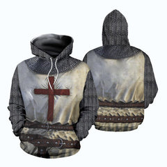 Hot Knights Templar 3D Game Cosplay Hoodie