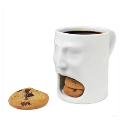 Cartoon Facial Cookie Mug