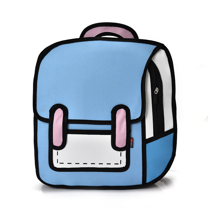 Three-dimensional Cartoon Shoulder Backpack