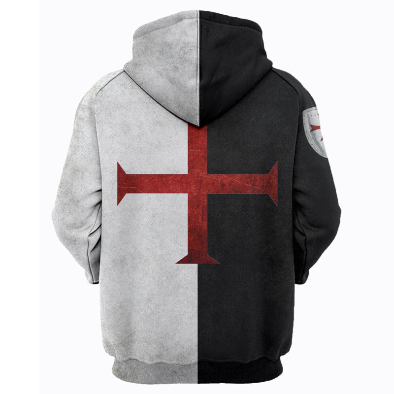 Hot Knights Templar 3D Game Cosplay Hoodie