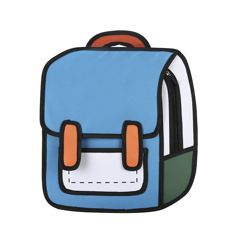 Three-dimensional Cartoon Shoulder Backpack