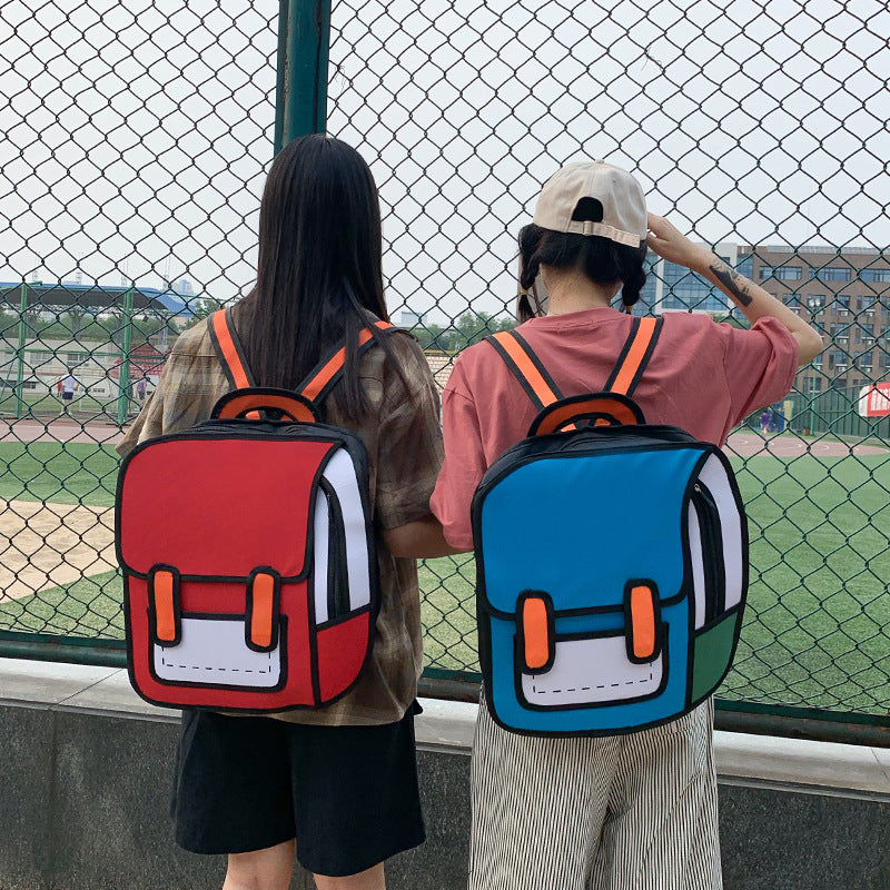 Three-dimensional Cartoon Shoulder Backpack