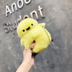 Cute Chicken Plush Shoulder Chain Bag